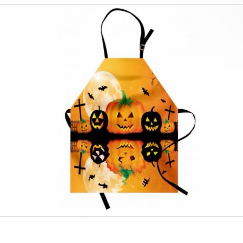 Ambesonne Halloween Apron - Multi